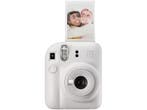 Fujifilm -  Instax Mini 12 Clay White - Wit, TV, Hi-fi & Vidéo, Appareils photo analogiques, Verzenden, Polaroid