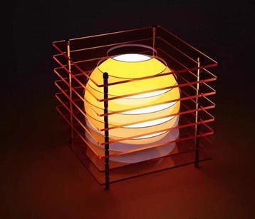 Bureaulamp - acryl - Oranje acryl-lamp