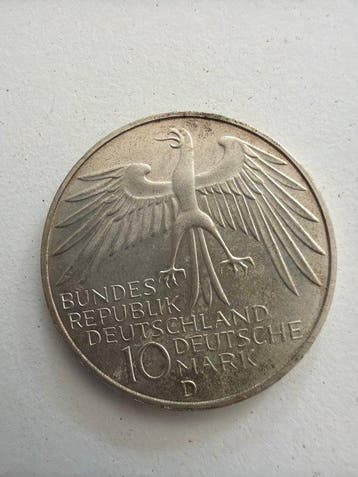 Duitsland. 10 Deutsche Mark 1972 Olympiache Spiele - 15,5g