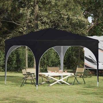 vidaXL Pop-up Feesttent 290 x 290 x 245 cm Antraciet, Verzenden