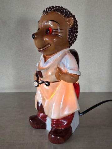 Stary Porcelanowy Je MECKI Fryzjer, Rauchverzehrer, Vintage