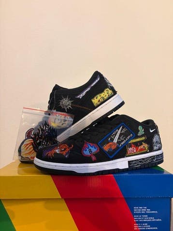Nike SB - Dunk Low Pro QS NECKFACE - Baskets basses - Taille, Vêtements | Hommes, Chaussures
