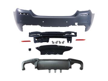 Carnamics Achterbumper |   | OEM-Style  grondverf, Verzenden, Nieuw