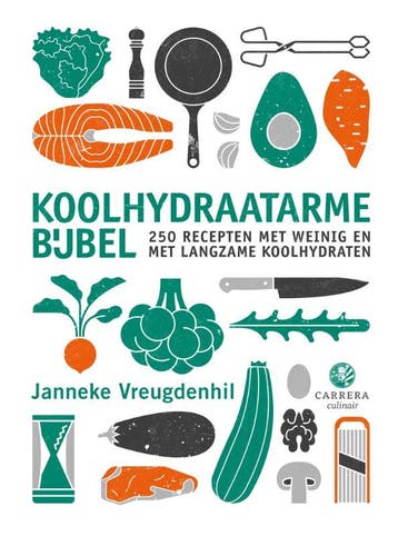 Koolhydraatarme bijbel / Kookbijbels 9789048859771, Verzenden, Zo goed als nieuw, Janneke Vreugdenhil