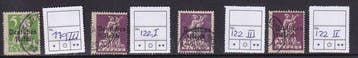 Empire allemand 1920/1921 - Collection derreurs de plaque