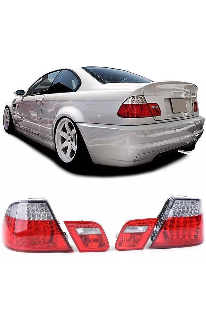 BMW E46 LED achterlichten rood/wit – Coupé 2001-2005, Autos : Pièces & Accessoires, Éclairage