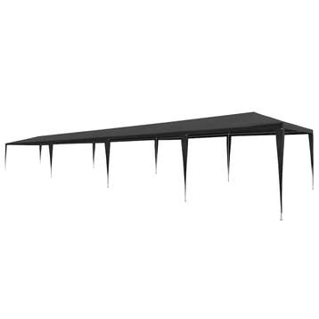 vidaXL Partytent 3x12 m PE antraciet, Verzenden, Nieuw