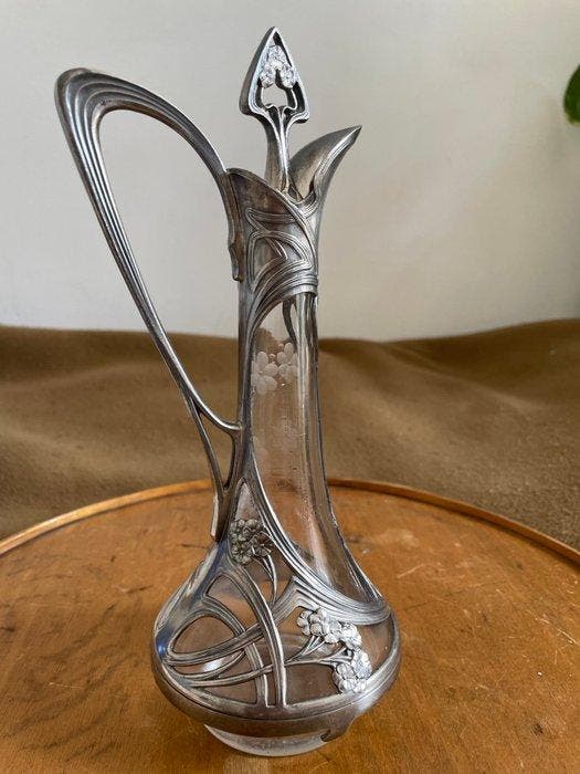 Karaf - Tin, Antiek en Kunst, Kunst | Designobjecten