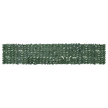 vidaXL Balkonscherm met donkergroene bladeren 400x75 cm, Tuin en Terras, Verzenden, Nieuw