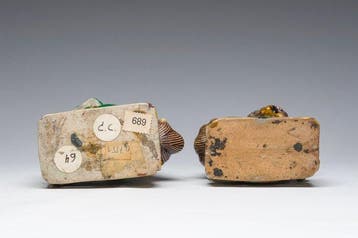 Chinese Sancai geglazuurde boeddhistische leeuwen -, Antiek en Kunst