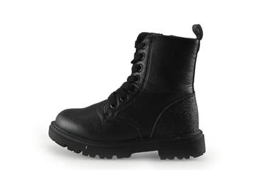 Nelson Veterboots Meisjes in maat 28 Zwart, Kinderen en Baby's, Verzenden, Jongen of Meisje, Schoenen, Zo goed als nieuw