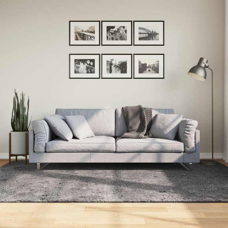 vidaXL Vloerkleed HUARTE laagpolig zacht wasbaar 160x230 cm, Maison & Meubles, Ameublement | Tapis & Moquettes, Envoi