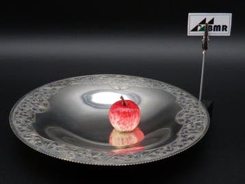 Schotel - .800 zilver - voetschaal