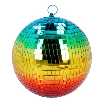 Regenboog Discobal 20cm, Verzenden, Nieuw