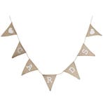 Bruiloft Slinger Cards Jute 1,5m, Verzenden