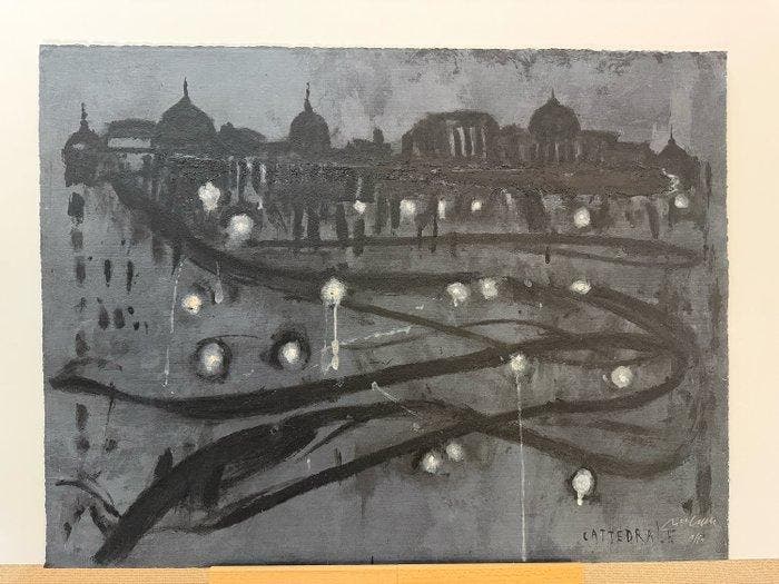 Piero Pizzi Cannella (1955) - Cattedrale, Antiek en Kunst, Antiek | Overige Antiek