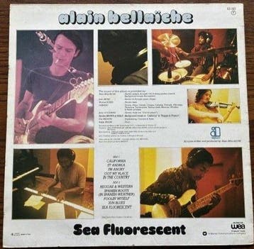 Alain Bellaiche - Sea Fluorescent - Disque vinyle - 1976