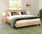 Oak & Steel Diamant Massief Houten Bed - 180 x 220, Nieuw