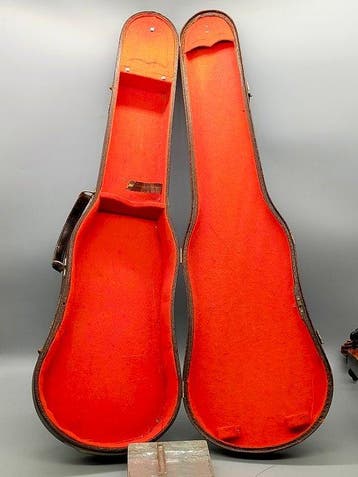 Alte Geige / Violine mit Bogen und Kasten – Antikes, Nieuw