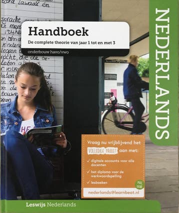 Leswijs Nederlands Handboek Leerjaar: 123 - Niveau:H/V -, Verzenden, Zo goed als nieuw, Keppler