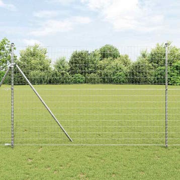 vidaXL Euro Hek 1,5 x 10 m PVC-gelaagd ijzer, Verzenden