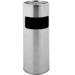 Afvalbak + Asbak | RVS | 12.5L | Open | Ø250x610(h)mm, Verzenden, Nieuw in verpakking