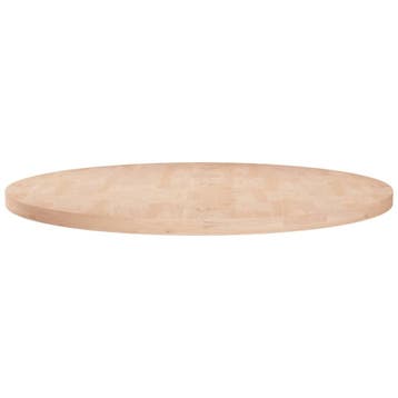 vidaXL Tafelblad rond Ø60x2,5 cm onbehandeld massief, Verzenden, Nieuw