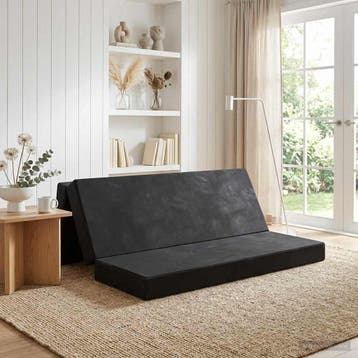 vidaXL Vouwbare Sofa Bed 180 x 67 x 45 cm Zwart, Verzenden, Nieuw