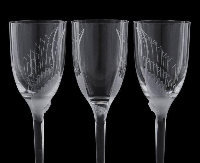 Lalique Angel Champagne Flutes - Marc Lalique -, Antiek en Kunst, Antiek | Meubels | Tafels