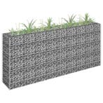 vidaXL Gabion plantenbak verhoogd 180x30x90 cm, Verzenden, Nieuw