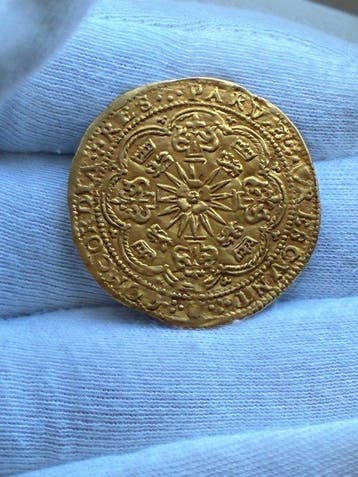 Nederland, Overijssel, Kampen. Rudolf II. 1/2 Rozenobel