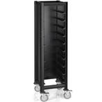 Regaalwagen | MENSA BLACK | Aluminium/Hout | 10 Etages, Zakelijke goederen, Horeca | Keukenapparatuur, Verzenden, Nieuw in verpakking
