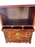 Kabinet - Hout, Messing - Bandaji-stijl kast