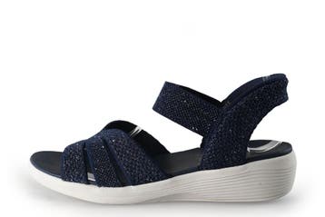 Skechers Sleehakken in maat 40 Blauw, Kleding | Dames, Skechers, Zo goed als nieuw, Schoenen met hoge hakken, Verzenden