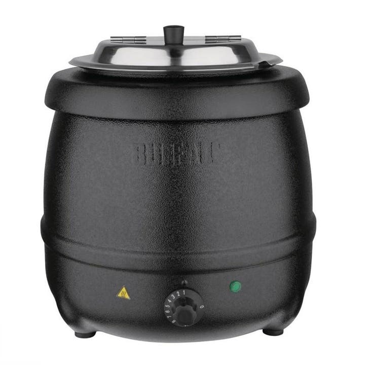 Soepketel zwart 10 liter |  36(h)x34,5(Ø)cm Buffalo, Zakelijke goederen, Horeca | Keukenapparatuur, Nieuw in verpakking, Verzenden