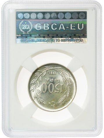 Turquie. 1500 Lira 1981 - GBCA MS67