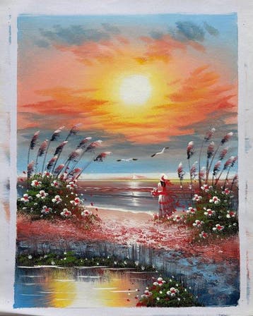 L. Martin (XX) - Women at sunset
