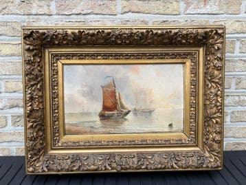 Achille La Motte (XIX) - Marine, Antiquités & Art