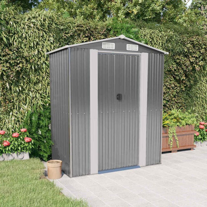 vidaXL Tuinschuur 192x108x223 cm gegalvaniseerd staal, Tuin en Terras, Tuinhuizen, Nieuw, Verzenden