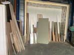 Voorraad MDF + hout, diverse lengtes, Diversen, Ophalen of Verzenden, Zo goed als nieuw