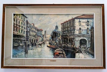 Pietro Virgilio Lietti (1928) - La mia Venezia - Canal