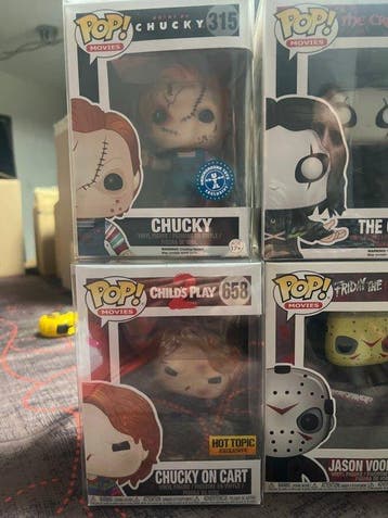 Funko - Funko Pop Chucky, The Crow, Jason Voorhees, Michael