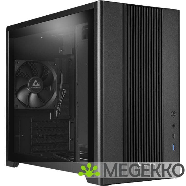 Chieftec BX-10B-OP computerbehuizing Tower Zwart, Computers en Software, Computerbehuizingen, Nieuw, Verzenden