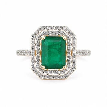 Zonder minimumprijs - Ring - 14 karaat Geel goud - 2.31ct., Nieuw
