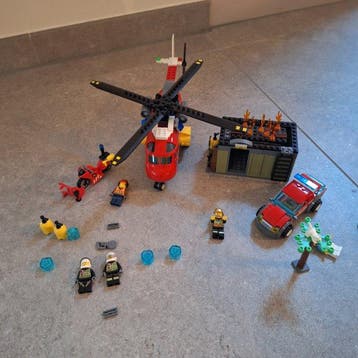 Lego Set - 60108 - City - Brandweer helikopter, Nieuw