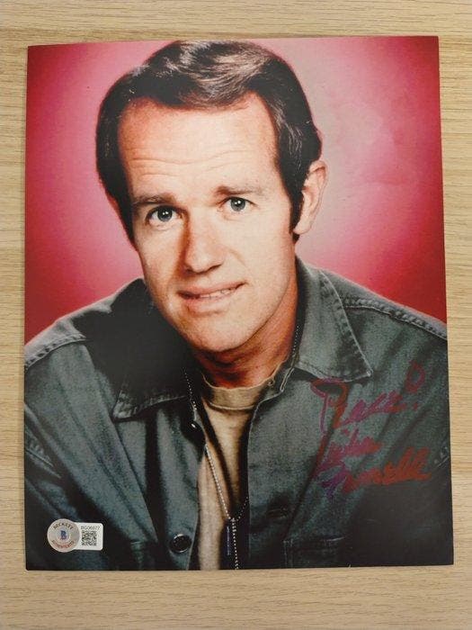 M*A*S*H - Mike Farrell (Captain BJ Hunnicutt) - Autograph,, Collections, Cinéma & Télévision