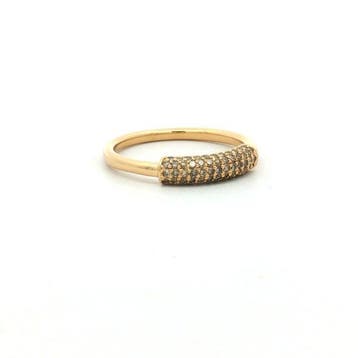 Zonder minimumprijs - Ring Zilver - 0.61ct. tw. Diamant, Nieuw