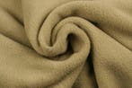 10 meter fleece stof - taupe - Anti Pilling Fleece, Verzenden