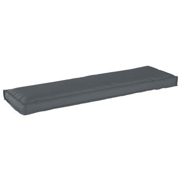 vidaXL Kussen Antraciet 140 x 40 x 8 cm Oxford Stof, Verzenden, Nieuw