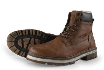 Mustang Veterboots in maat 43 Cognac, Overige kleuren, Verzenden, Boots, Mustang